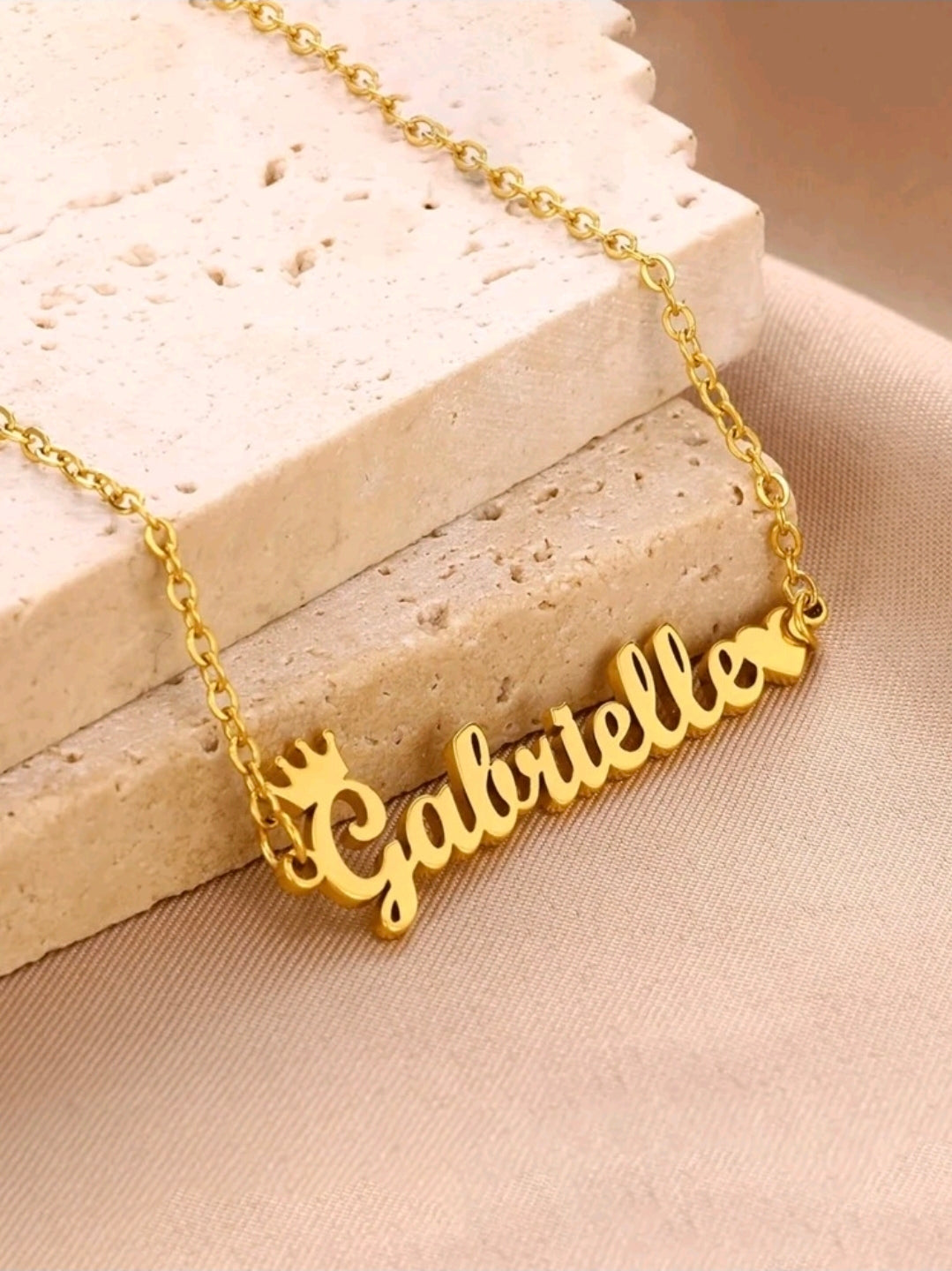 READY-MADE NAME NECKLACES,STAINLESS STEEL