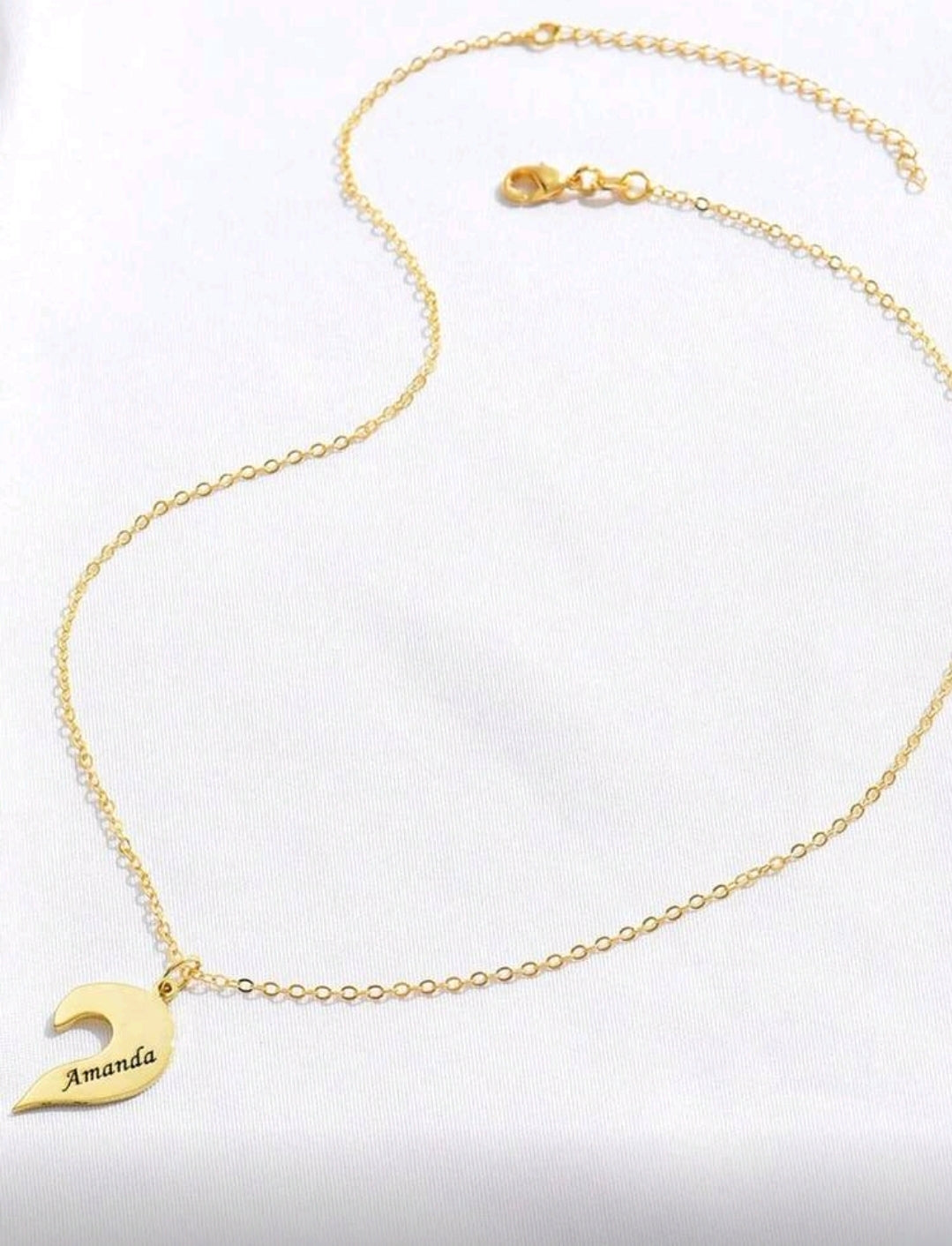 2 pieces couples necklace, Stainless steel