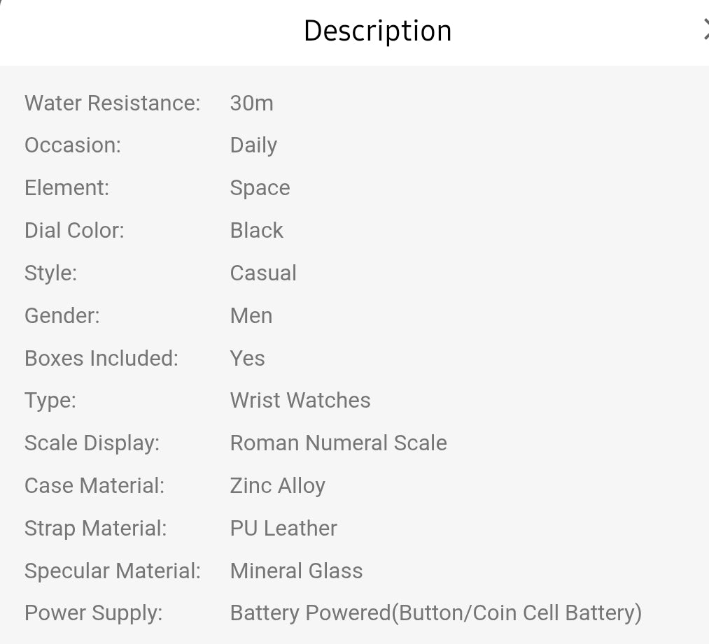 DOM-Men's  Advanced Technology Magnetic Steel Ball Watch