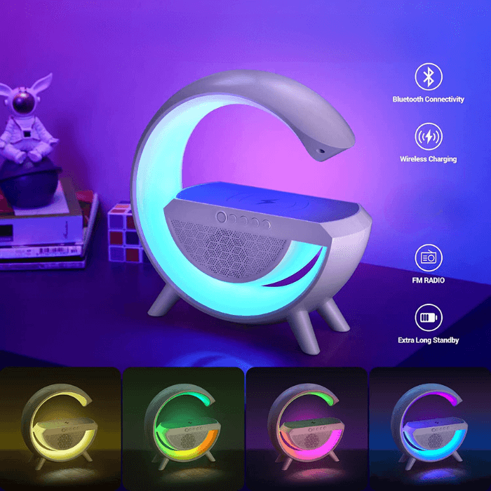 LED wireless charging speaker