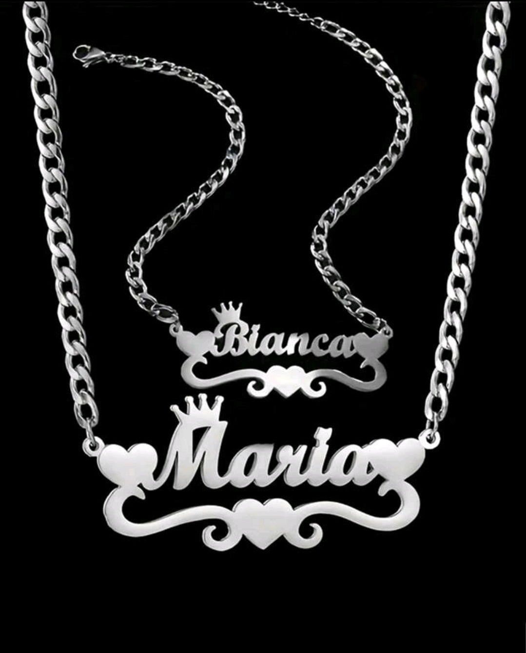 Stainless steel Bracelet and Necklace set. MJ150