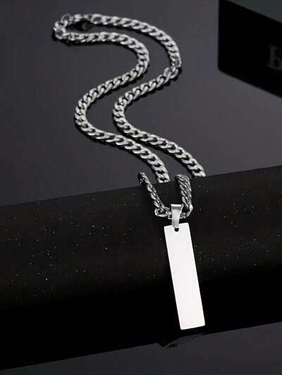 Customized Letter boys Necklace (MJ111)