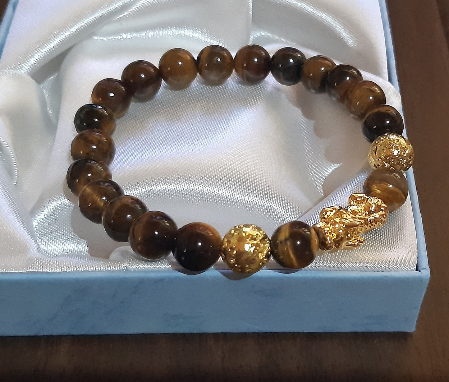 8mm,10mm Tigers eye pixiu bracelet