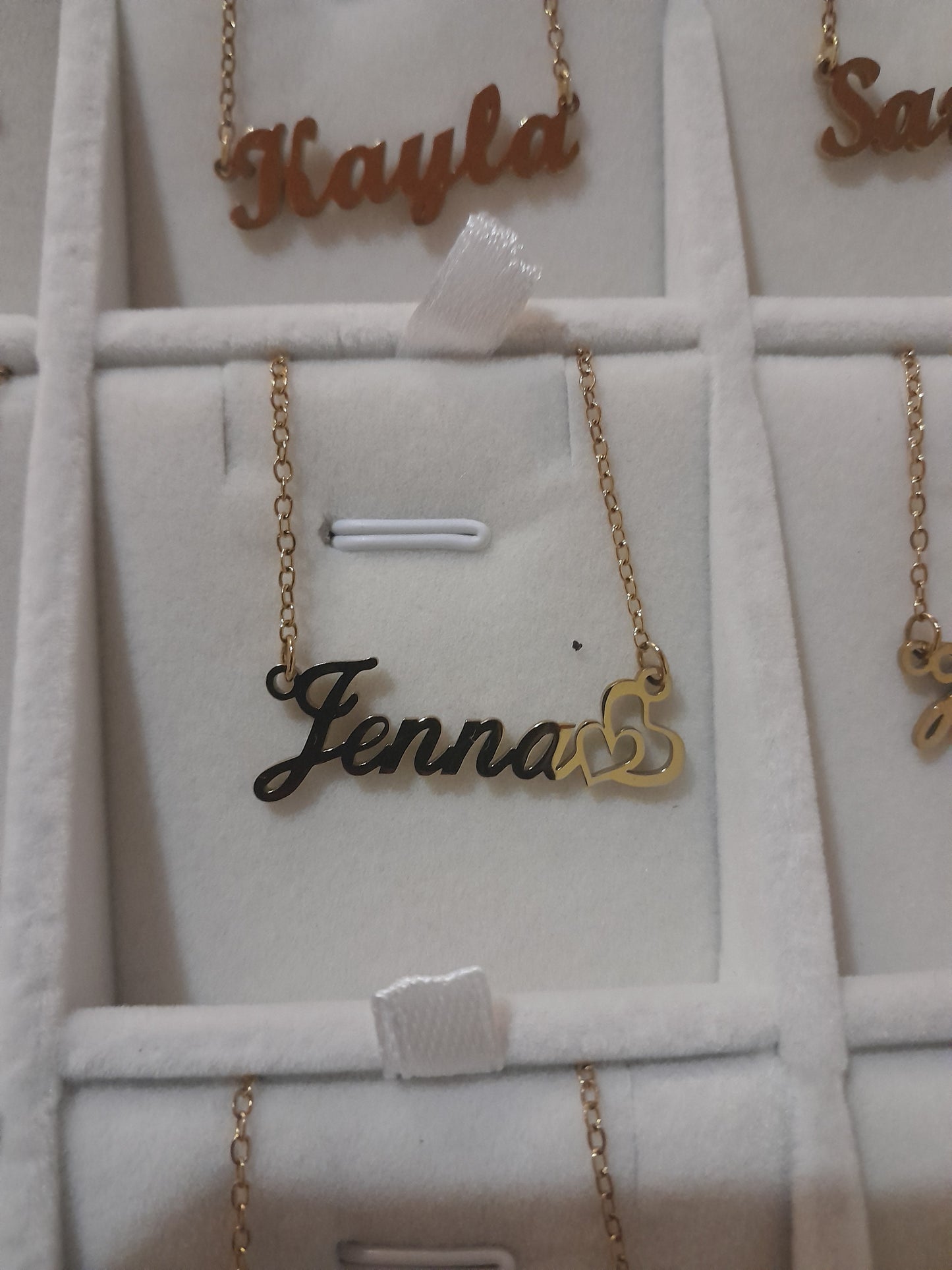 READY-MADE NAME NECKLACES,STAINLESS STEEL