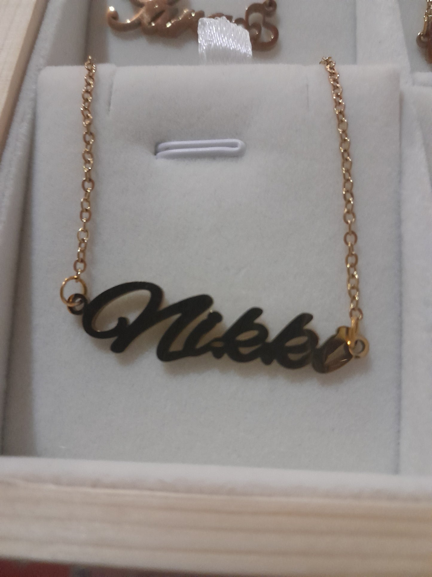 READY-MADE NAME NECKLACES,STAINLESS STEEL