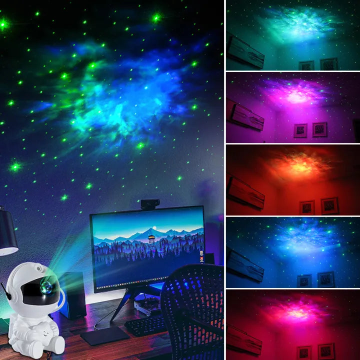 Astronaut nebula projector