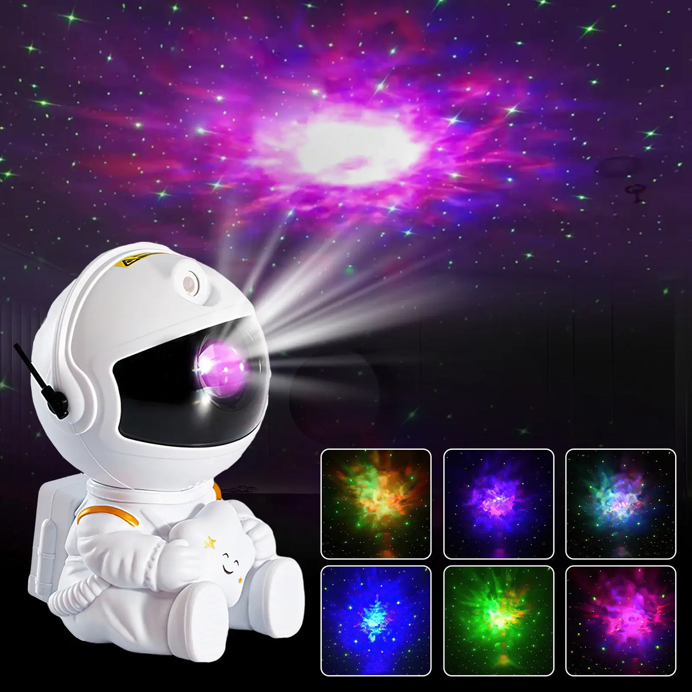 Astronaut nebula projector