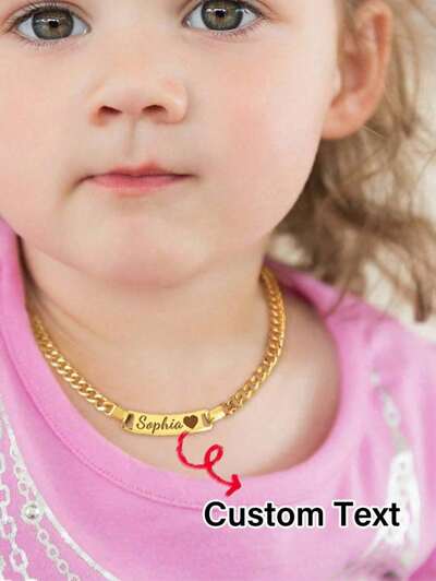 Customized children's bracelet & necklace set, Cute Teddy Bear bracelet charm.(MJ116)