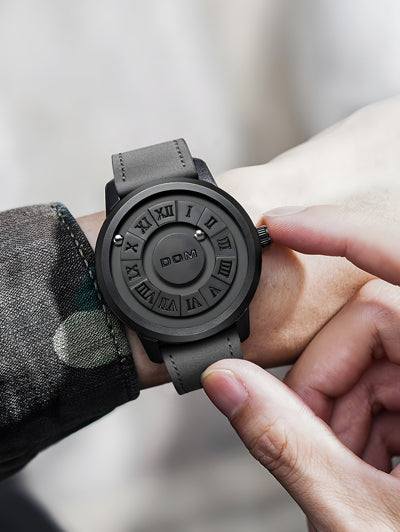 DOM-Men's  Advanced Technology Magnetic Steel Ball Watch