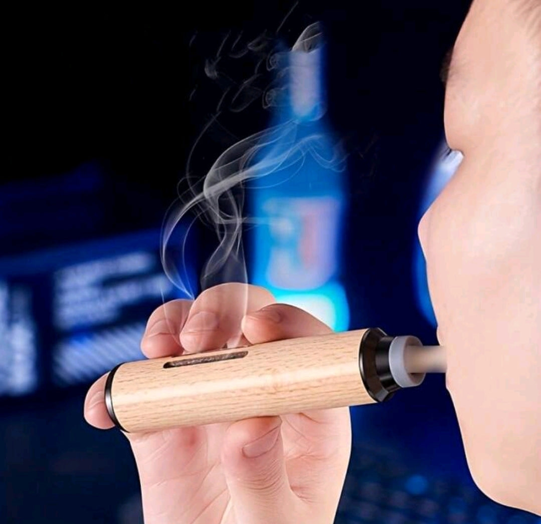 1pc Portable Mini Wooden Car Ashtray - No Ash Falling, Wooden Ashtray And Vehicle Interior Accessories Storage Box, Fit 3 Sizes, Smokeless Ashtray Suitable For Office And Car Use