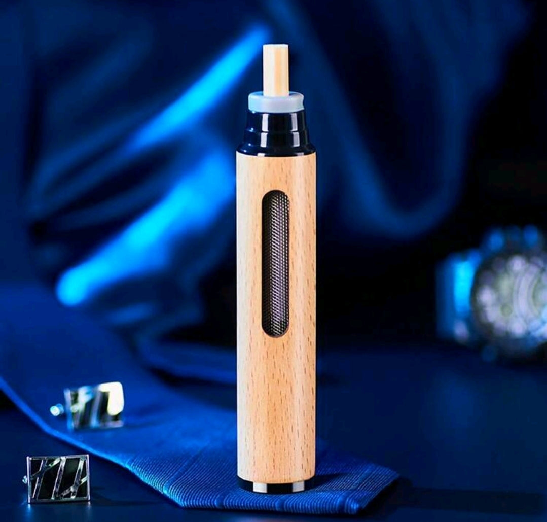 1pc Portable Mini Wooden Car Ashtray - No Ash Falling, Wooden Ashtray And Vehicle Interior Accessories Storage Box, Fit 3 Sizes, Smokeless Ashtray Suitable For Office And Car Use