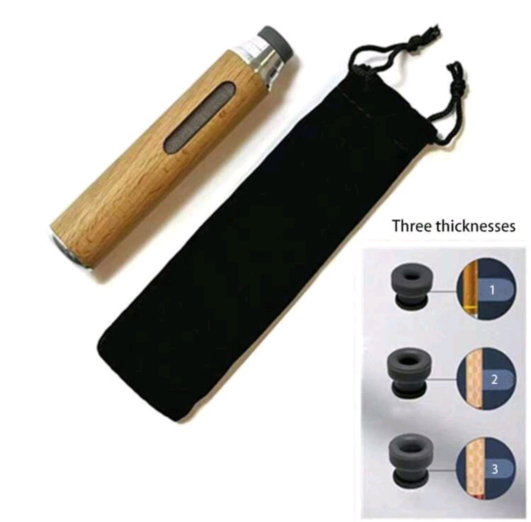 1pc Portable Mini Wooden Car Ashtray - No Ash Falling, Wooden Ashtray And Vehicle Interior Accessories Storage Box, Fit 3 Sizes, Smokeless Ashtray Suitable For Office And Car Use