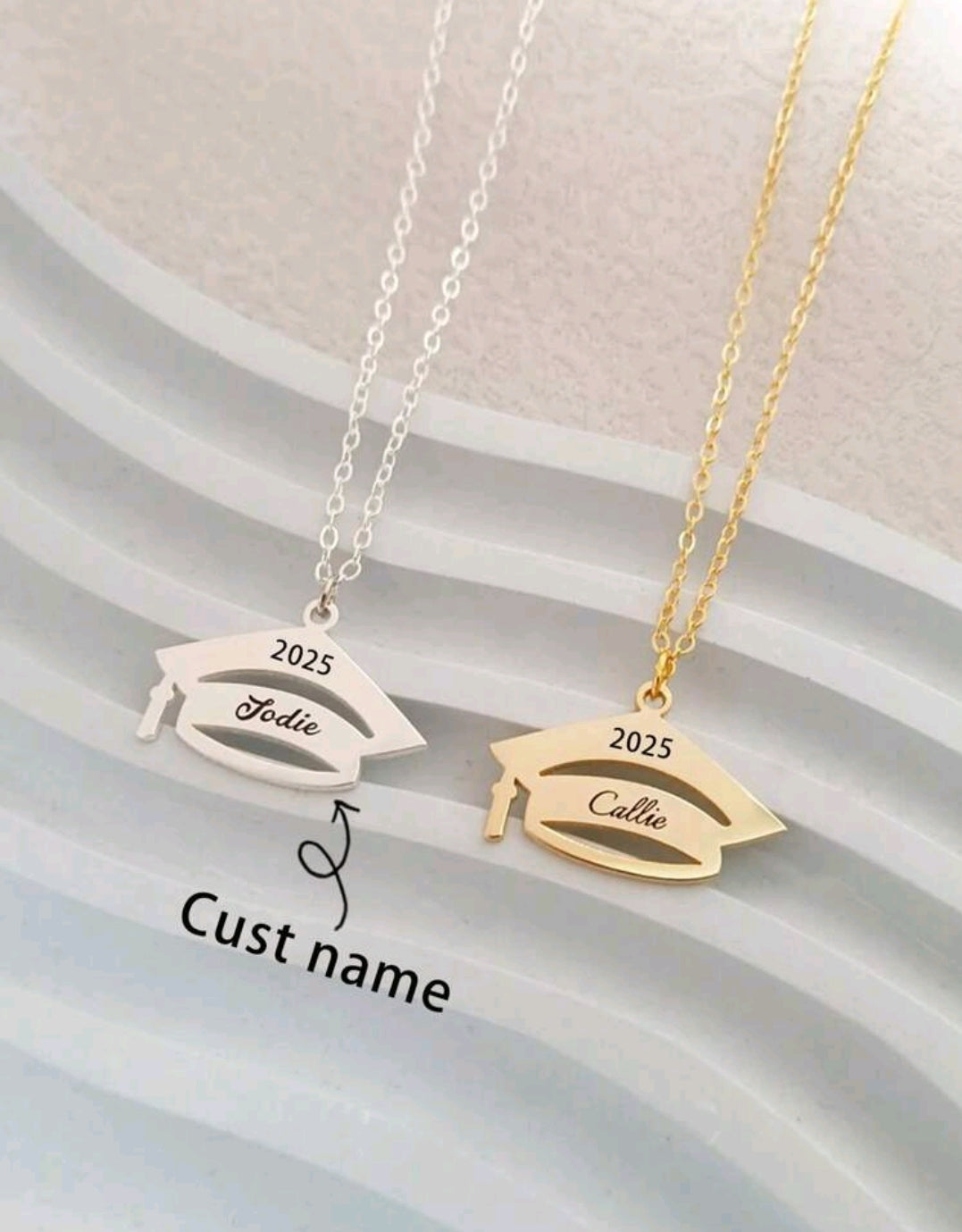 Graduation Necklace,Stainless steel.(Additional discount for 25+ pieces)Discount code in description.