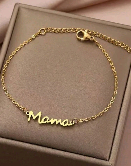 Minimalist name bracelets, stainless steel. TEN (10 ) LETTER MAX.[MJ078]