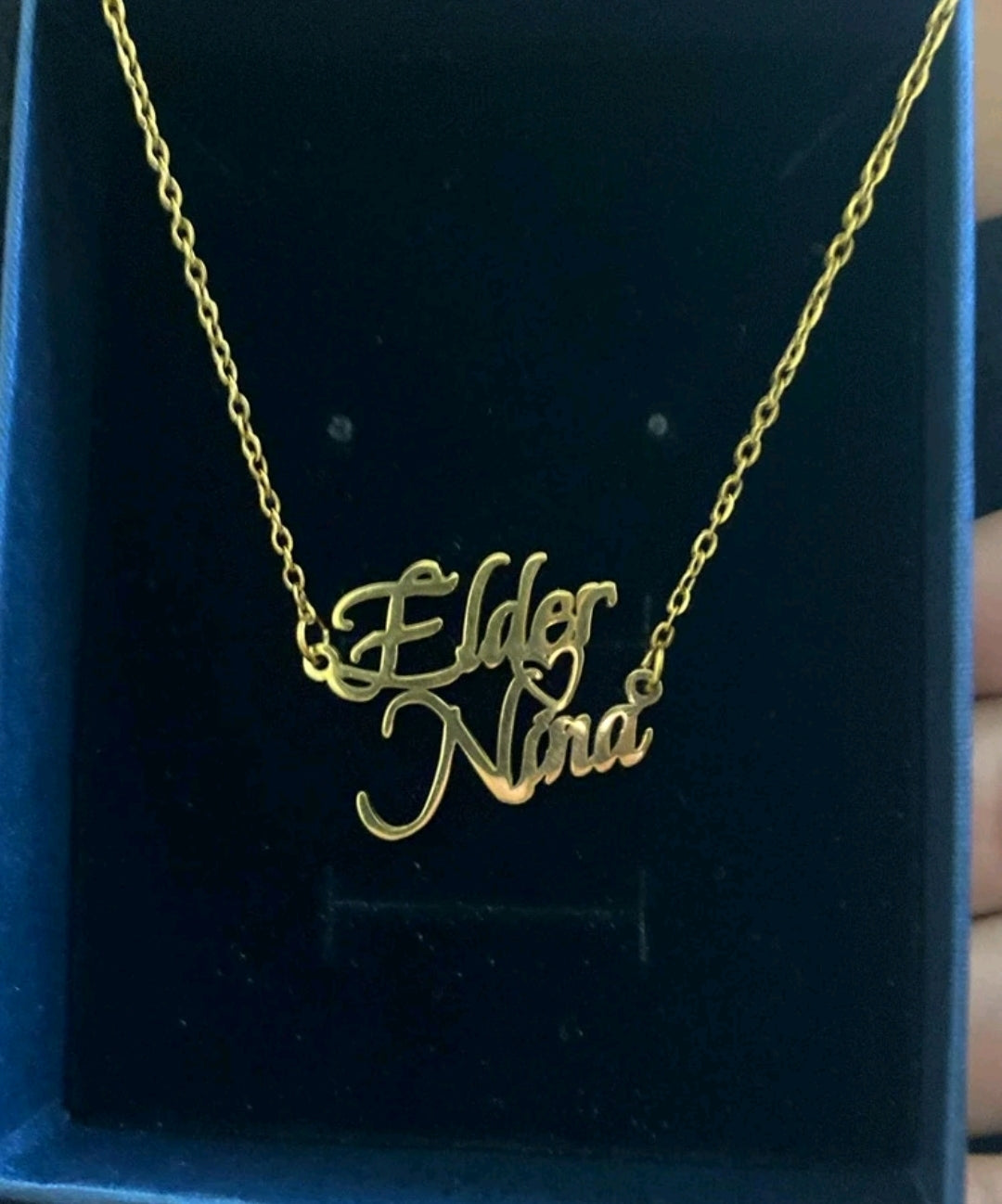 Couples Name Necklace. Stainless steel[MJ079]