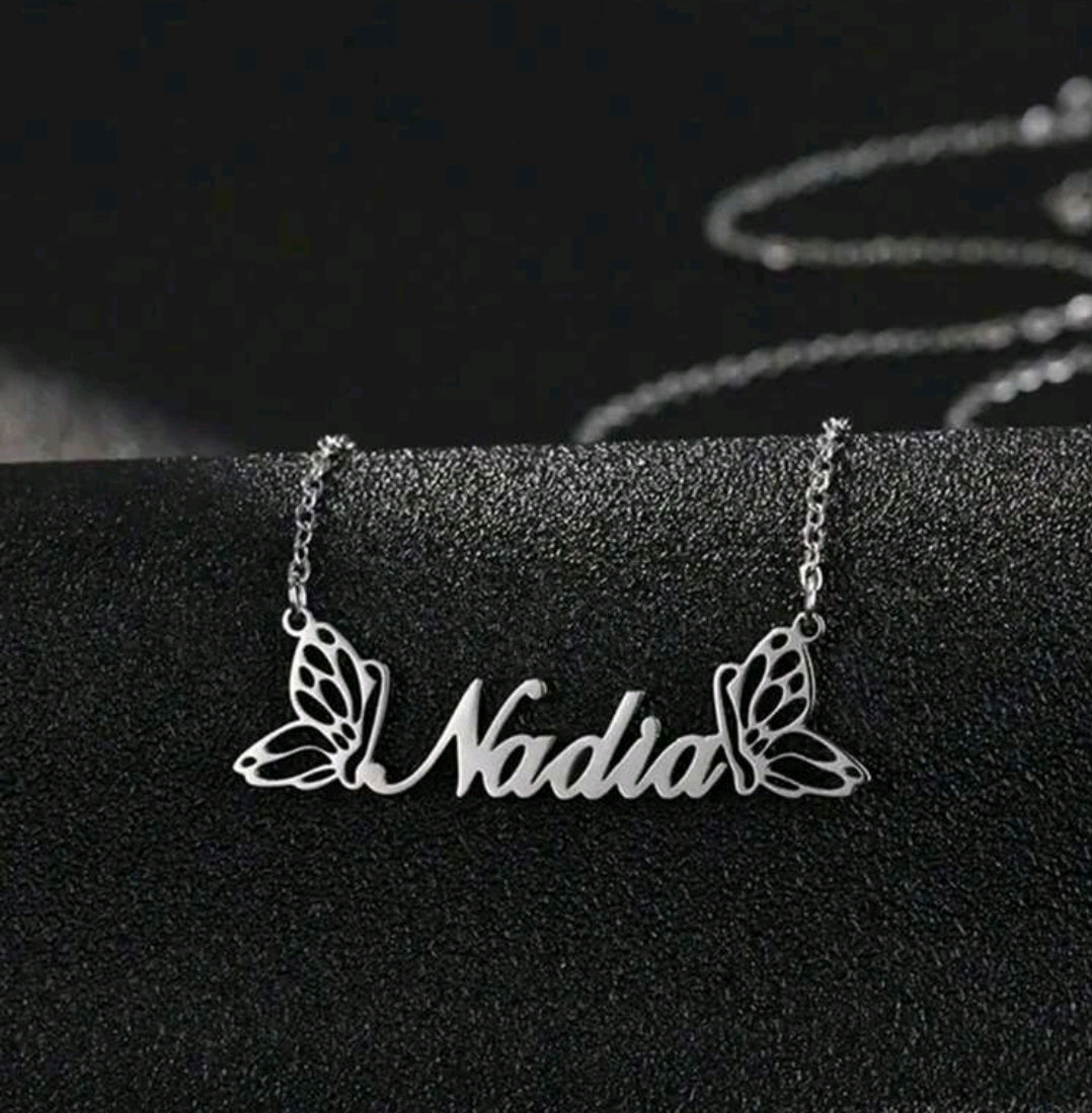 Double Butterfly Necklace and bracelet MJ165