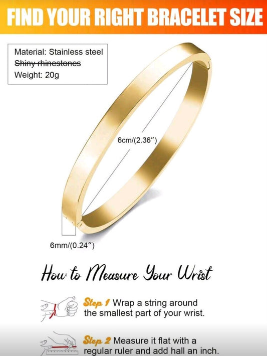 Stainless steel, Custom Engraved, hidden clasp cuff bracelet (28 characters)MJ166