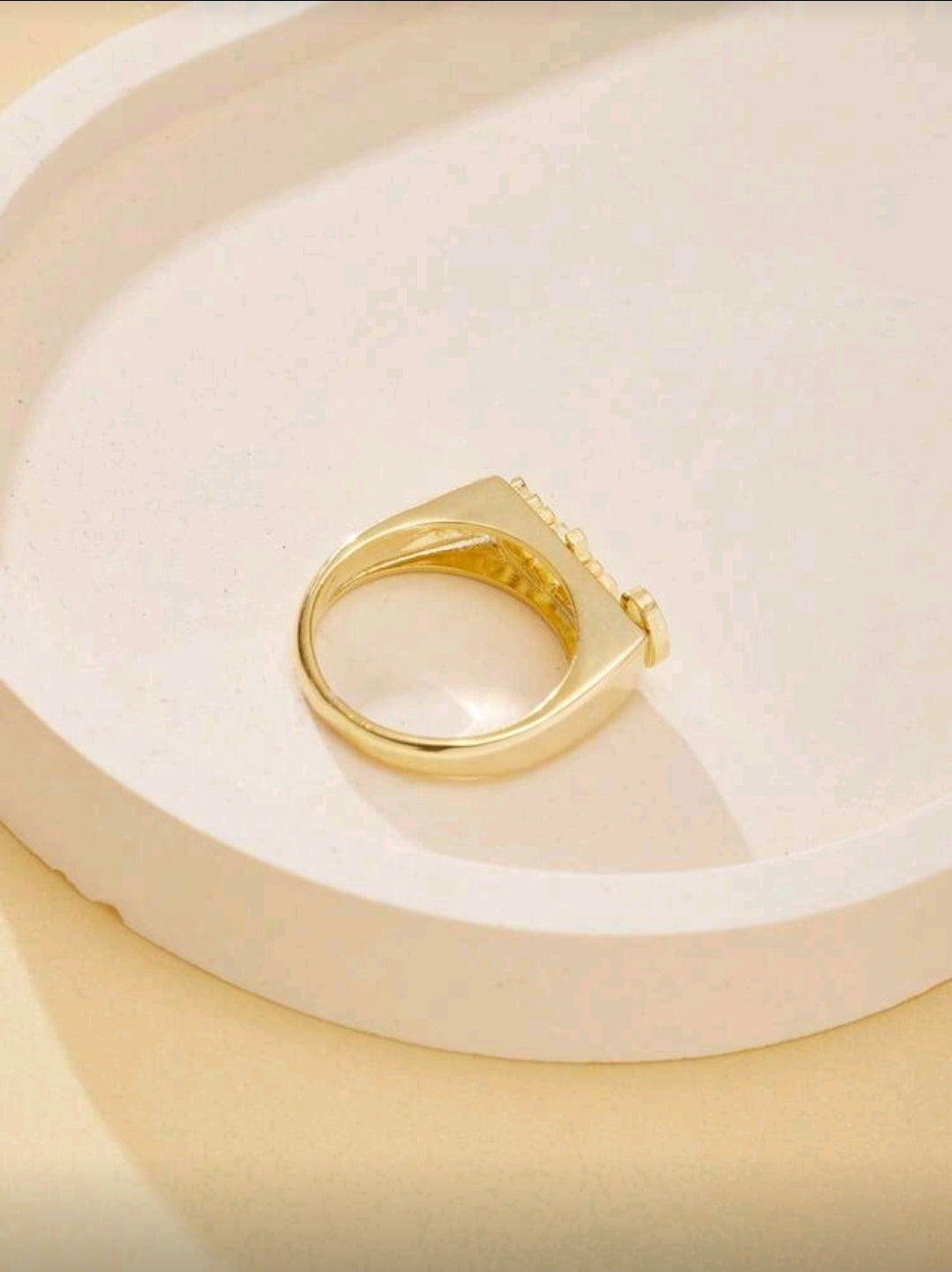 Customized Stainless Steel Name Rings MJ169