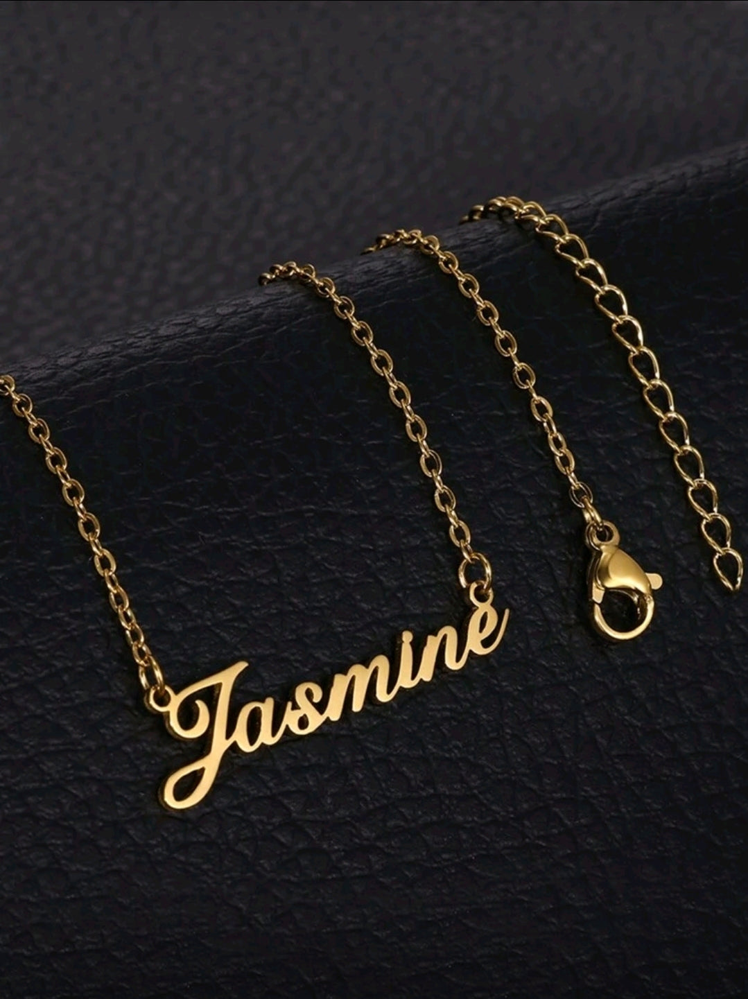 Minimalist Name Necklace. Stainless Steel.TEN (10 ) LETTER Max