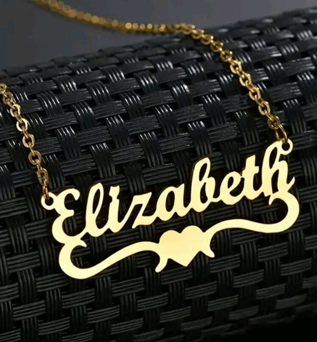 Heart Name Necklace