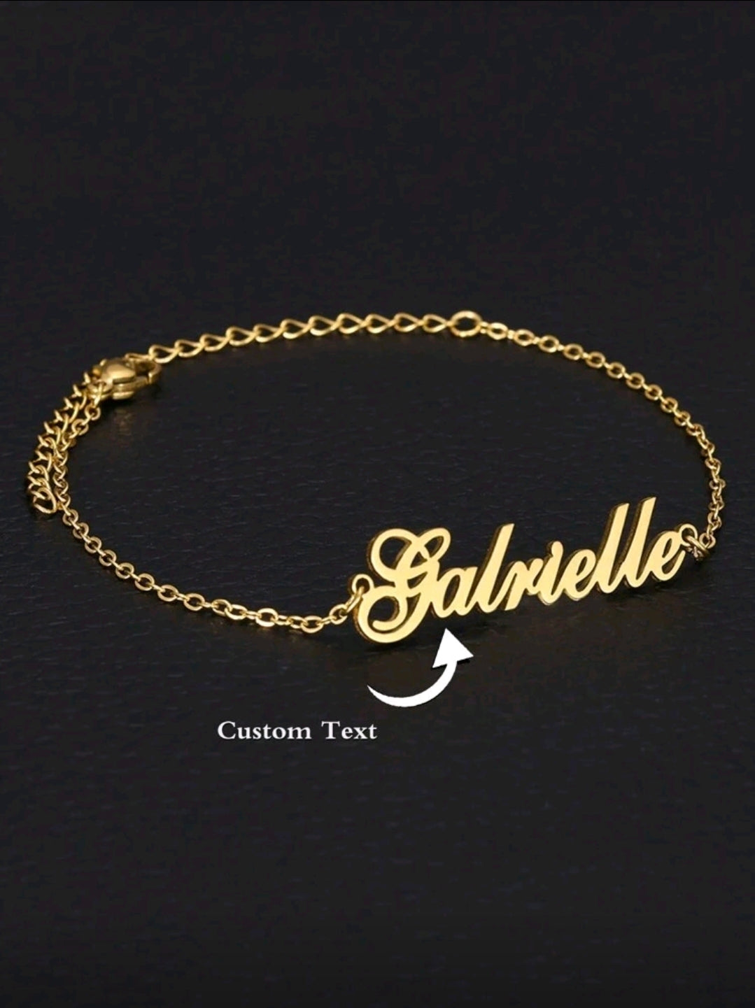 Minimalist name bracelets, stainless steel. TEN (10 ) LETTER MAX.[MJ078]