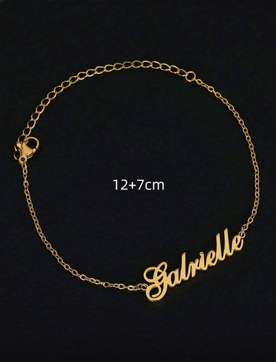 Minimalist name bracelets, stainless steel. TEN (10 ) LETTER MAX.[MJ078]