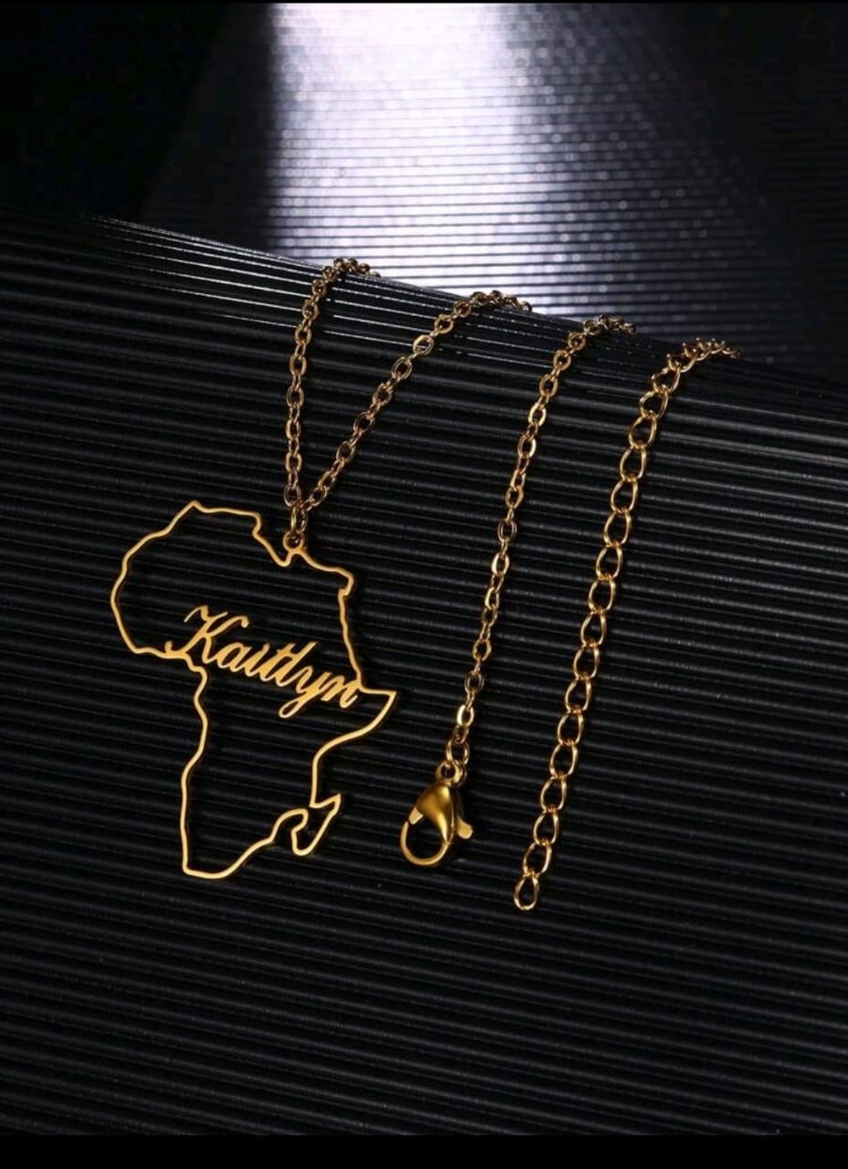 Africa Map name chain