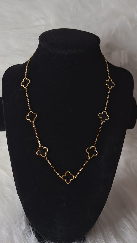 Four leaf clover necklace