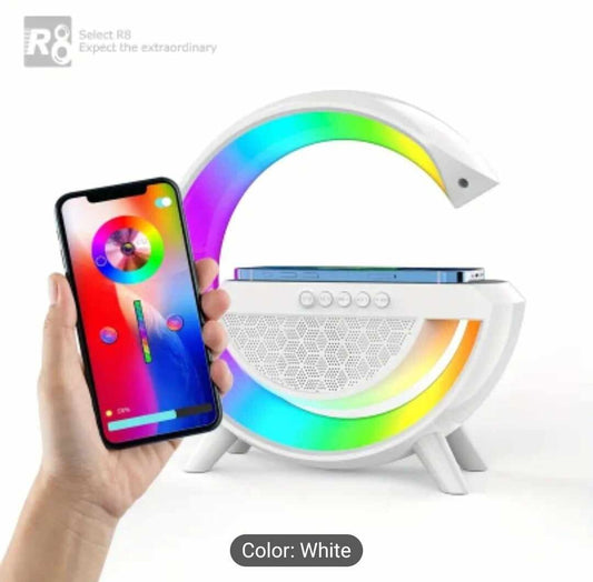 LED wireless charging speaker